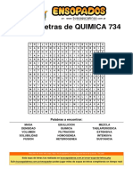 Sopa de Letras de Quimica - 734