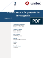 Tarea3.2 Primer Avance Proyecto de Investigacion