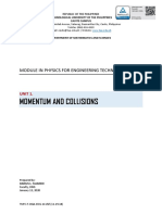 2 PhET-Unit 1-MOMENTUM AND COLLISIONS