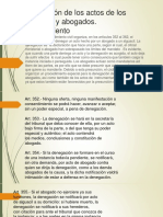 Denegación de Los Actos de Los Aguaciles y Abogados