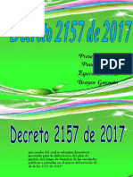 Decreto 2157 de 2017