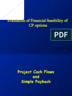 Evaluation of Financial Feasibility of CP Options