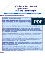 Oxygen (O2) Properties, Uses and Applications