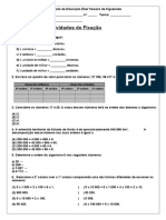 Instituto de Educação Éber Teixeira de Figueiredo - Exercícios de Fixação - Sistema de Numeração Decimal