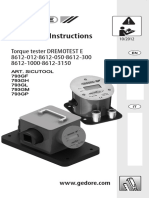 Torque Tester DREMOTEST E 8612-300 PDF