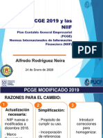 MODIFICACIONES AL PCGE 2019 MATERIAL 24 y 25 - 01 - 2020