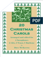 20 Carols 4tet Sax AATB