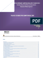 Plan de Estudios Por Competencias 2010 Ingles Iv Sexto Semestre