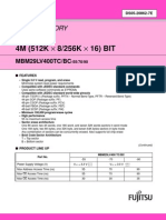 4M (512K 8/256K 16) BIT: Flash Memory