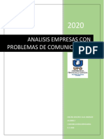 Analisis Problemas de Comunicacion