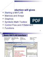 Matlab Intro