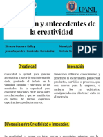 Origen y Antecedentes de La Creatividad