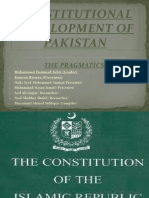 Constitutional Development of Pakistan: The Pragmatics