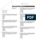 SSC Quiz Mensuration 3d