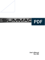 Summa D75 Manual