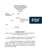 Omnibus Motion For Hdo and Tpo