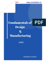 Fundamentals of Design & Manufacturing Notes-Amie Sec A