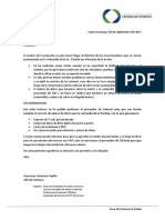 Informe para Proveedor de CNT