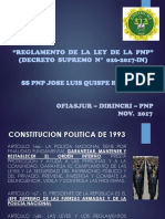 Exposición D.S. 026-2017 Reglamento de La Ley de La PNP