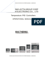 Controles de Proceso PID 48x48 MM MC-5438-301 E10V MAXTERMO Manual Ingles