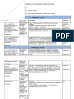 Planificacion para Formacion Ciudadana y Geografía