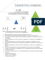 Numericals - Chap - IV - Sound & Waves PDF