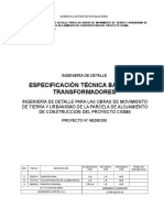 Ed07005 Especificaciones Transformador