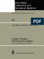 (Lecture Notes in Economics and Mathematical Systems 317) Edward K. Morlok (auth.), Professor Lucio Bianco, Professor Agostino La Bella (eds.) - Freight Transport Planning and Logistics_ Proceedings o.pdf