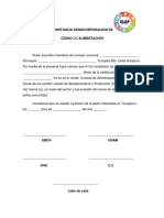 Constancia Desincorporacion de Bolsa