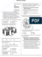 Cell Practice Questions-Answer Key