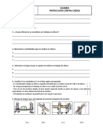 Examen Protección Contra Caídas