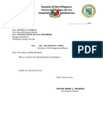 Indorsement To SB Sample