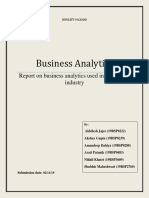 Business Analytics Report (Hospitality Industry) 1