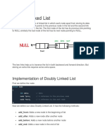 Doubly Linked List