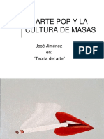 El Arte Pop y La Cultura de Masas