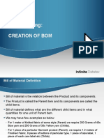 NOW Training:: Creation of Bom