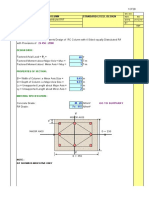 Column With Biaxial BM Design