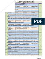 Advanced ITT Question Bank Formated