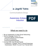 Tata Jagriti Yatra: Communications Group