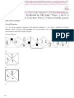 IMO Level 2 Class 6 Paper 2013 Part 1