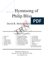 On A Hymnsong of Philip Bliss by David R Holsinger SCORE PDF