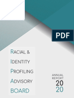 Racial and Identity Profiling Advisory Board Report 2020 