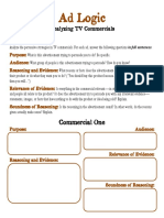 Ad Logic - Worksheet PDF