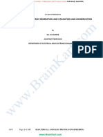 225 - EE8015, EE6801 Electric Energy Generation, Utilization and Conservation - Notes PDF