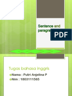 Bahasa Inggris Paragraf Dan Kalimat