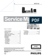 Philips MCD 122 Service Manual