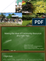 Community Resources and Field Trips