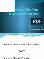 Career Planning: A Gender Perspective: Dr. Sunita Chugh