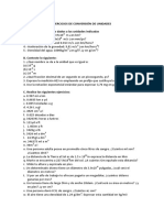 Ejercicios Conversion de Unidades - 2016 B - FÍSICA 1 A PDF