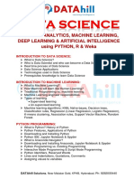 DATA SCIENCE With DA, ML, DL, AI Using Python & R PDF